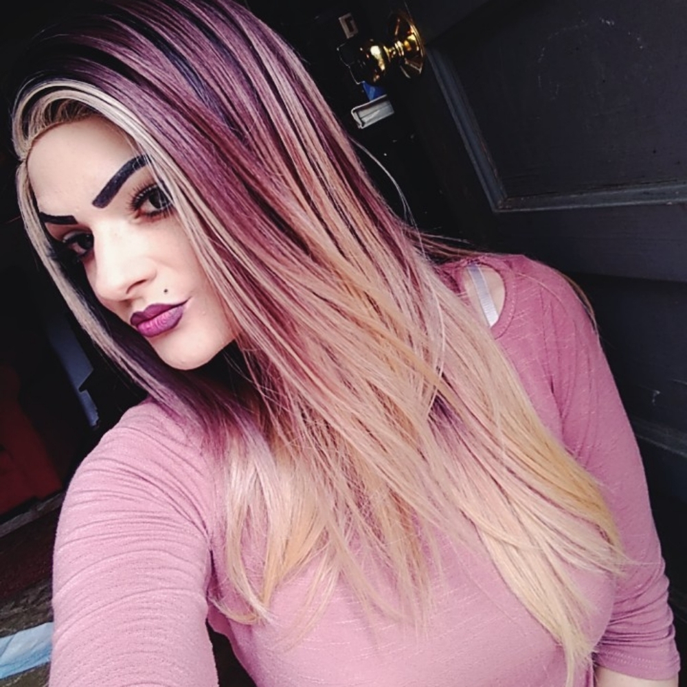 Lace front wig